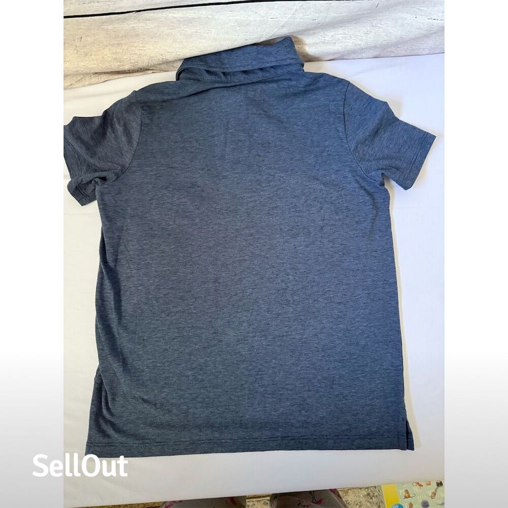 Vineyard Vines Boys Edgartown Polo Shirt Blue Size S Short Sleeve - Picture 2 of 6